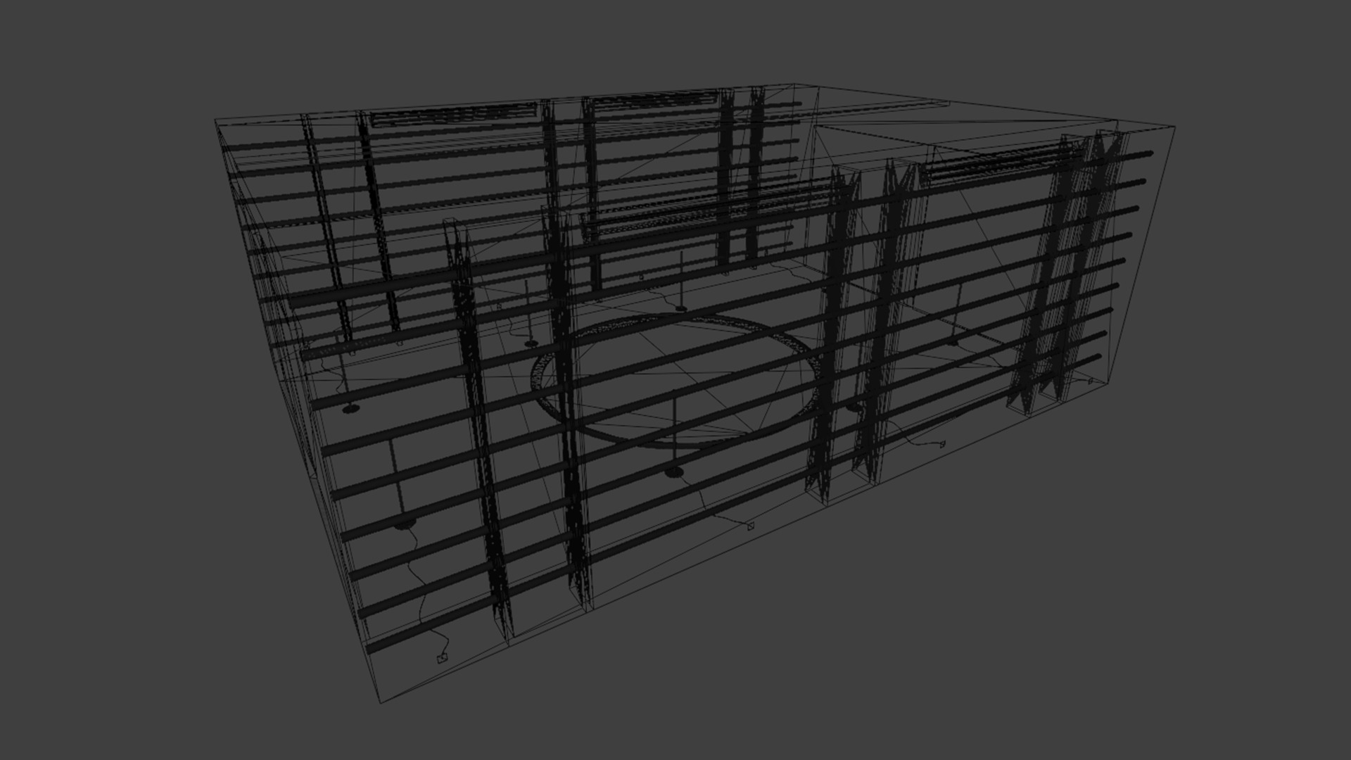 Neon Car Showroom 3D model_19