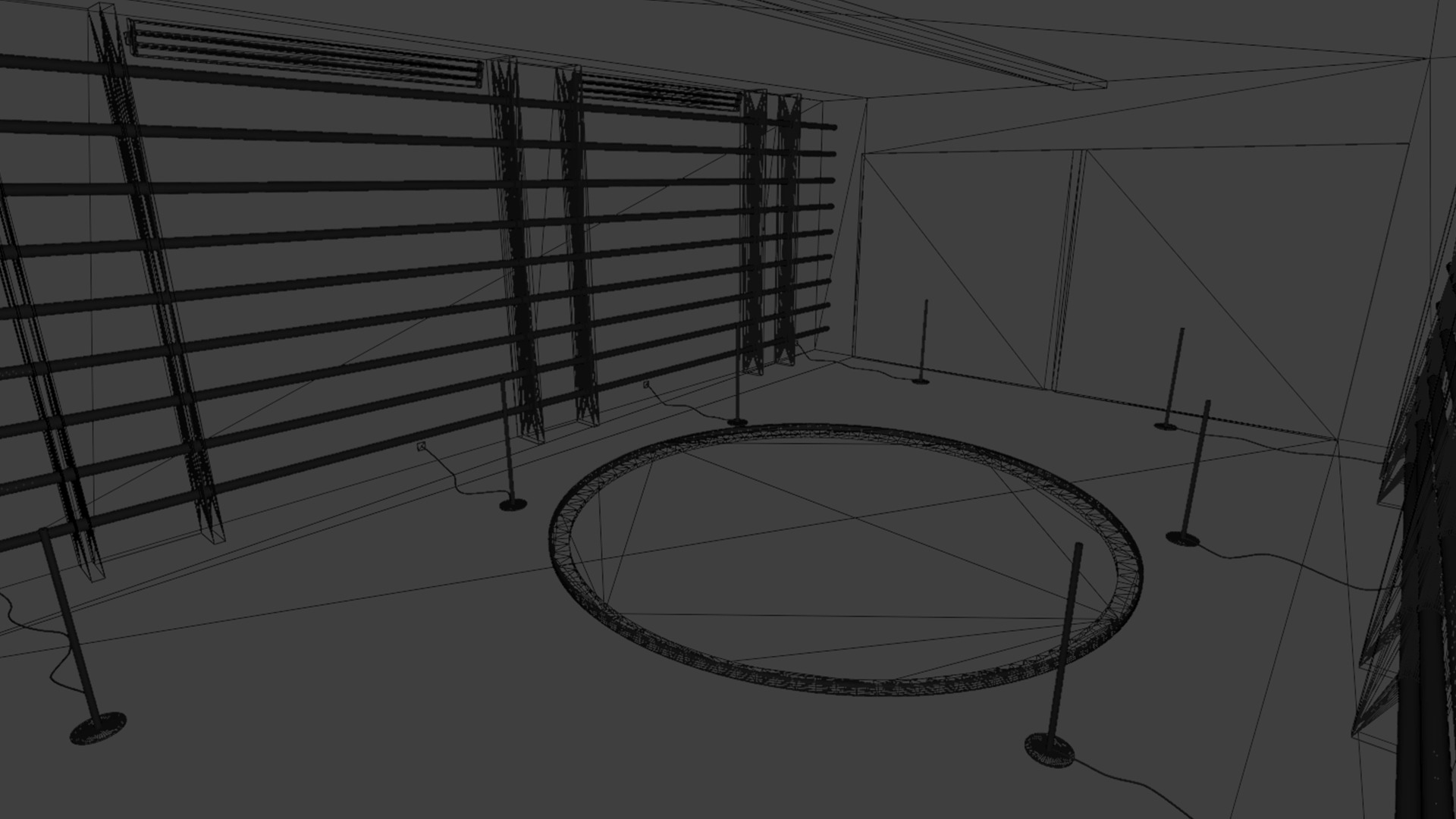 Neon Car Showroom 3D model_20