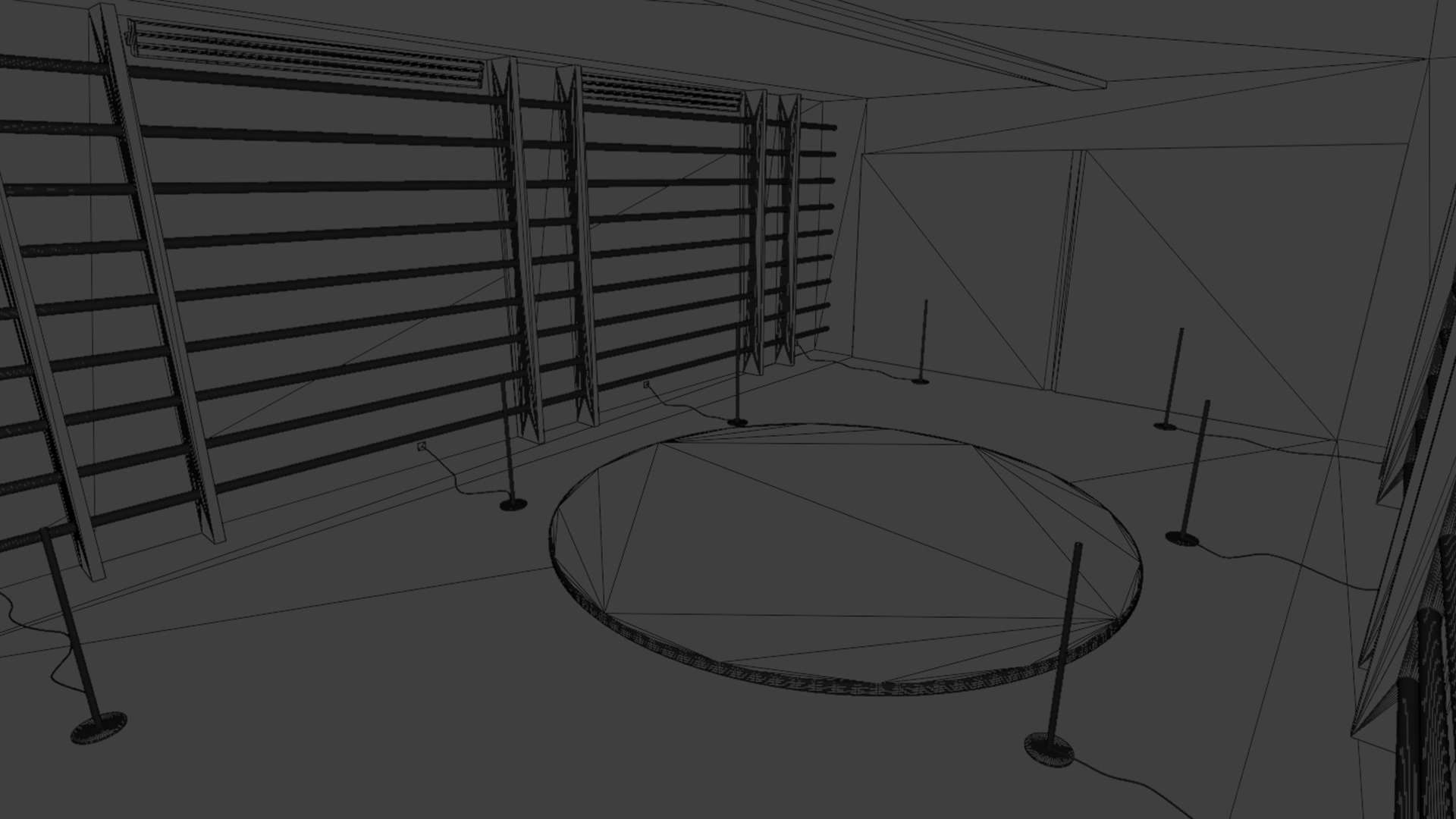 Neon Car Showroom 3D model_21