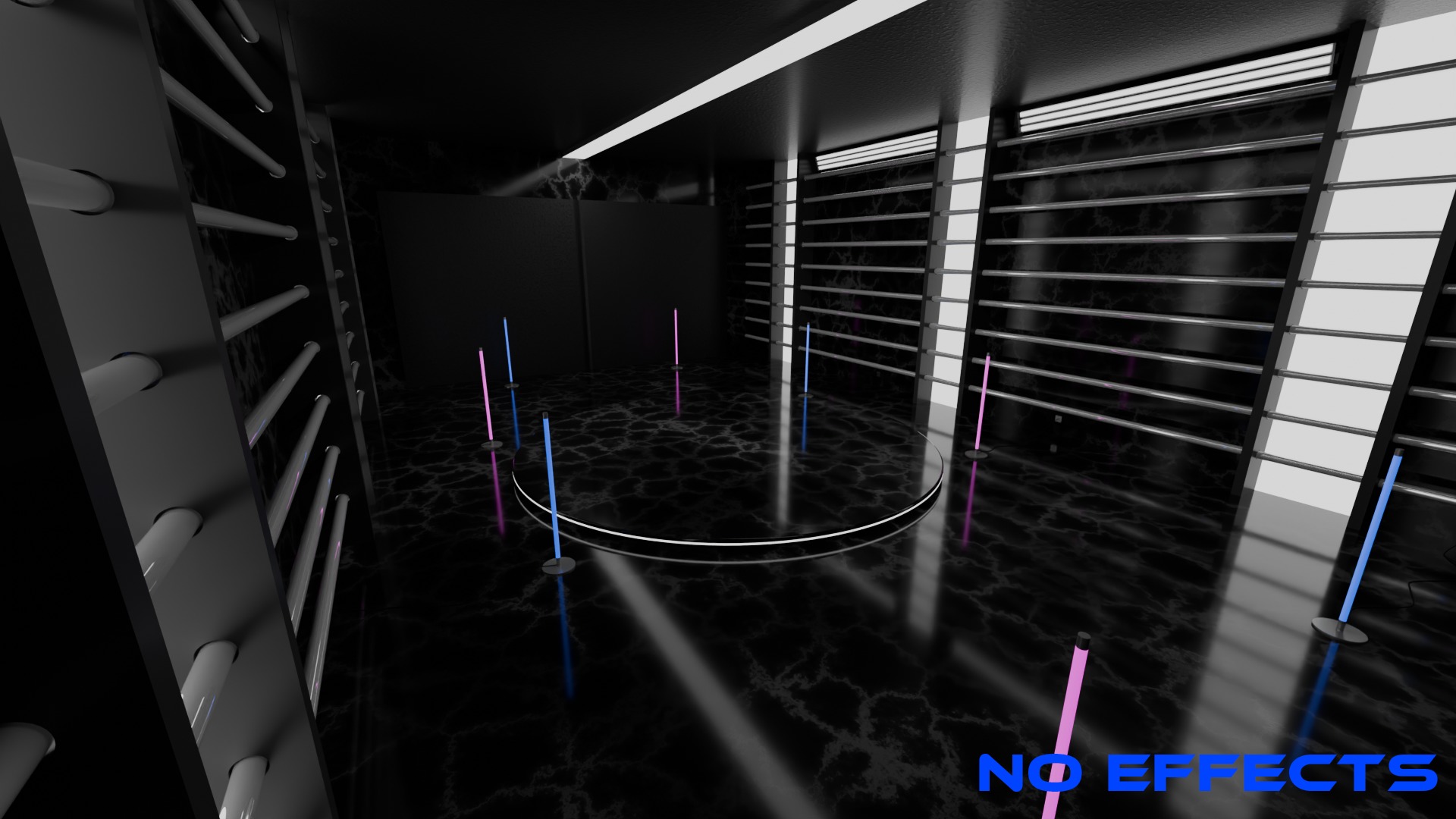 Neon Car Showroom 3D model_18