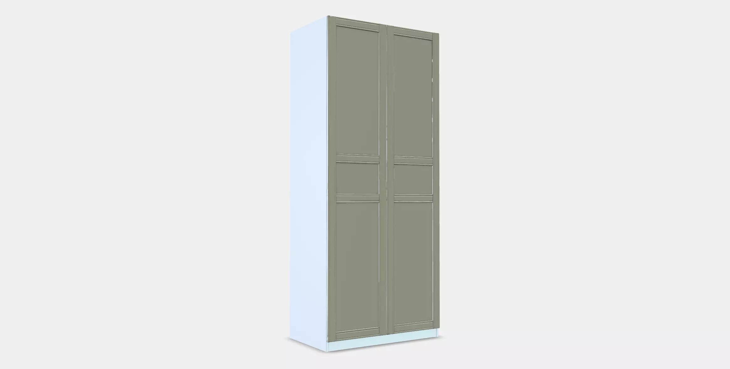 PAX - FLISBERGET Wardrobe 3 Low-poly 3D model_0