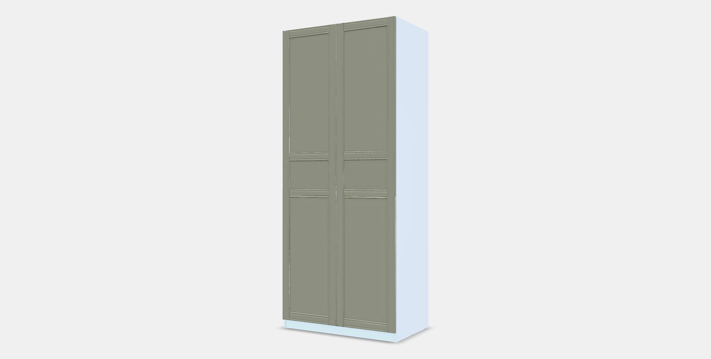 PAX - FLISBERGET Wardrobe 3 Low-poly 3D model_12