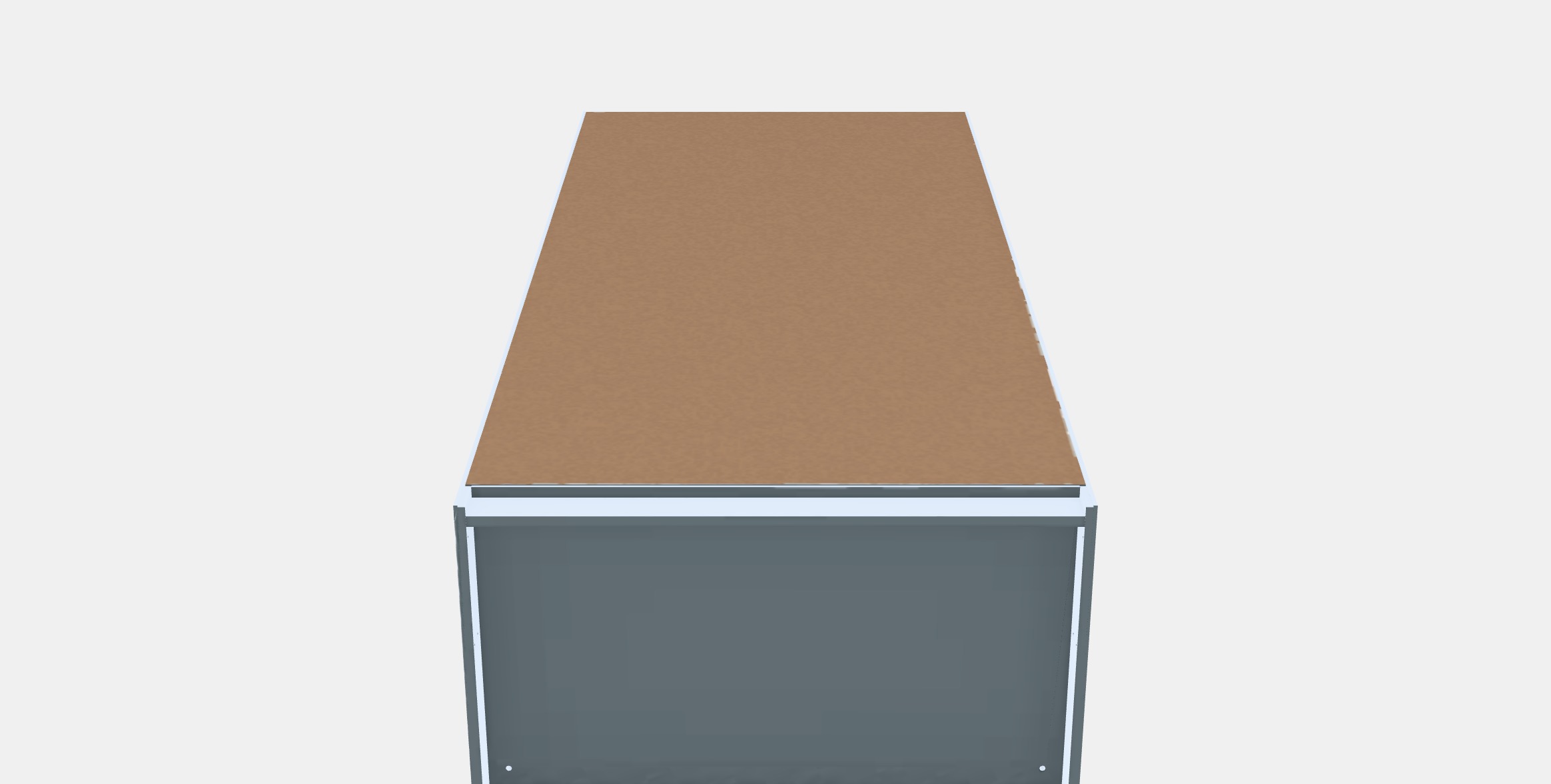 PAX - FLISBERGET Wardrobe 3 Low-poly 3D model_8