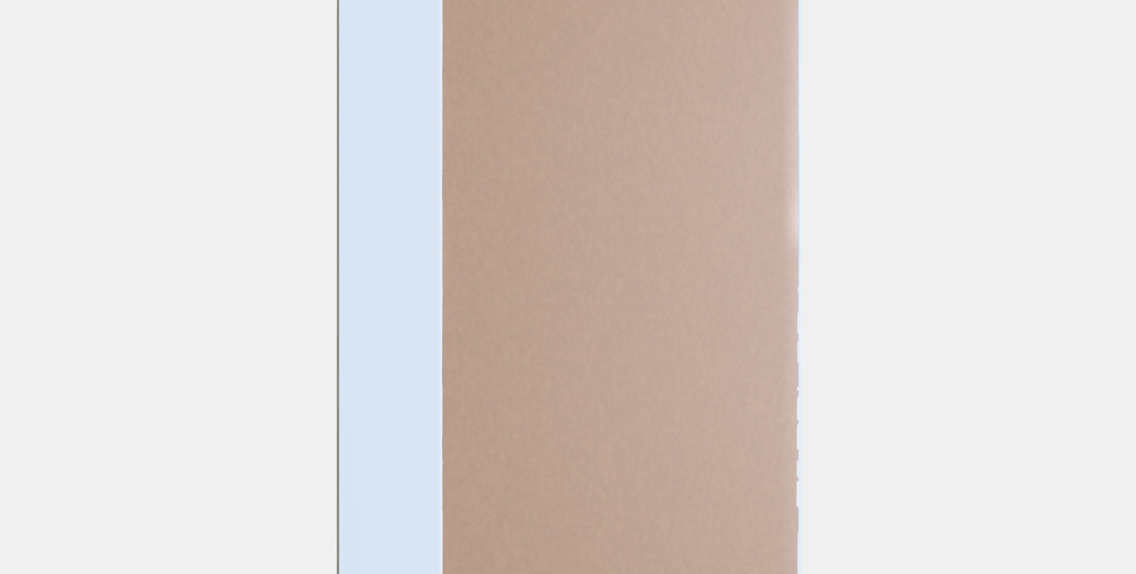 PAX - FLISBERGET Wardrobe 3 Low-poly 3D model_4