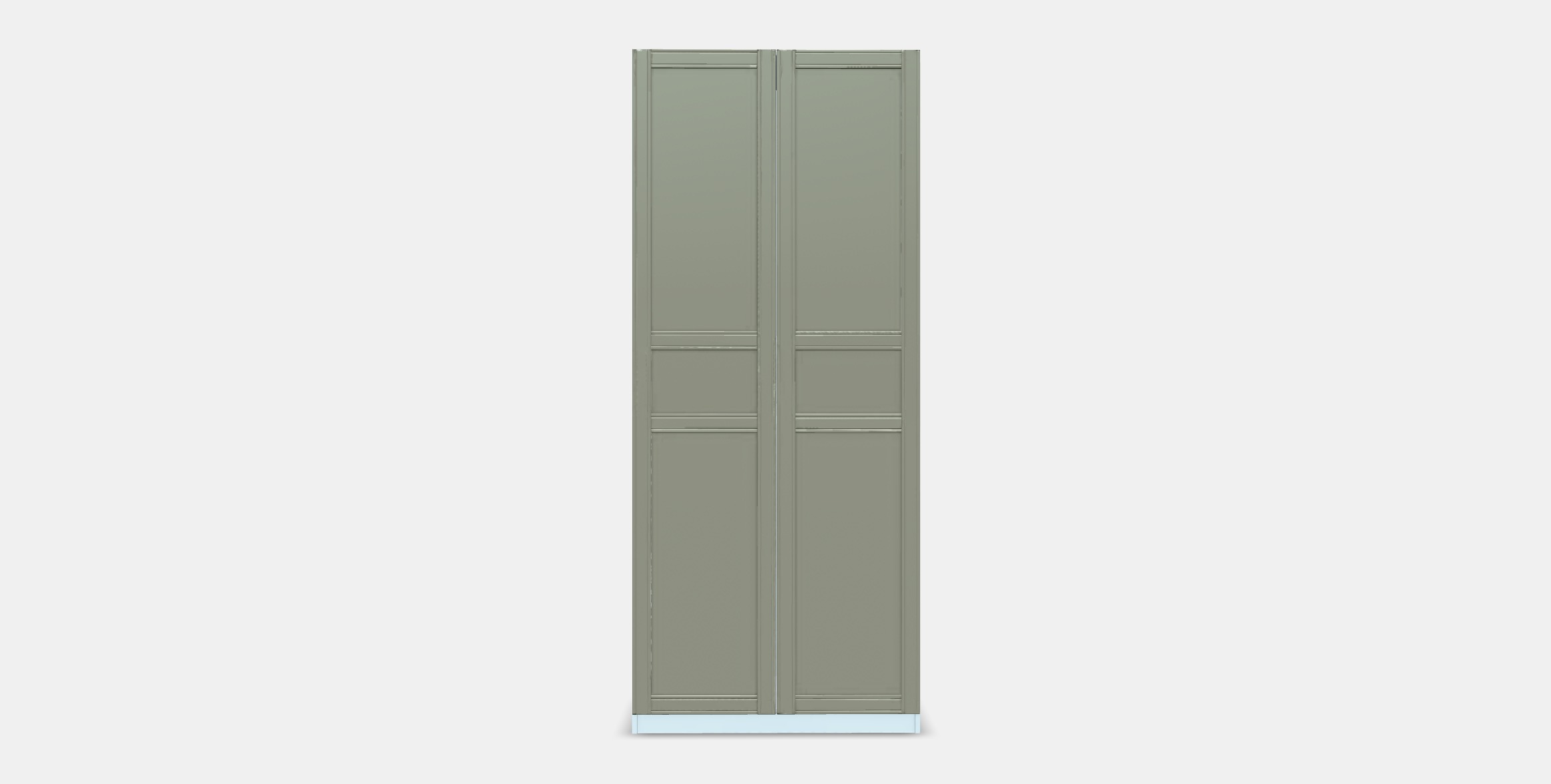 PAX - FLISBERGET Wardrobe 3 Low-poly 3D model_10
