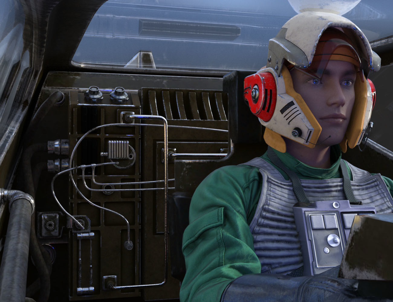 Pirate Snub Fighter DAZ3D Version 3D model_22