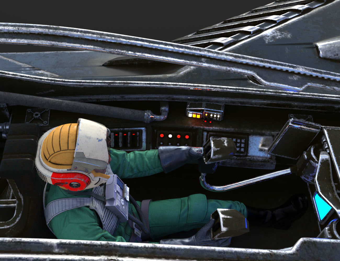 Pirate Snub Fighter DAZ3D Version 3D model_20