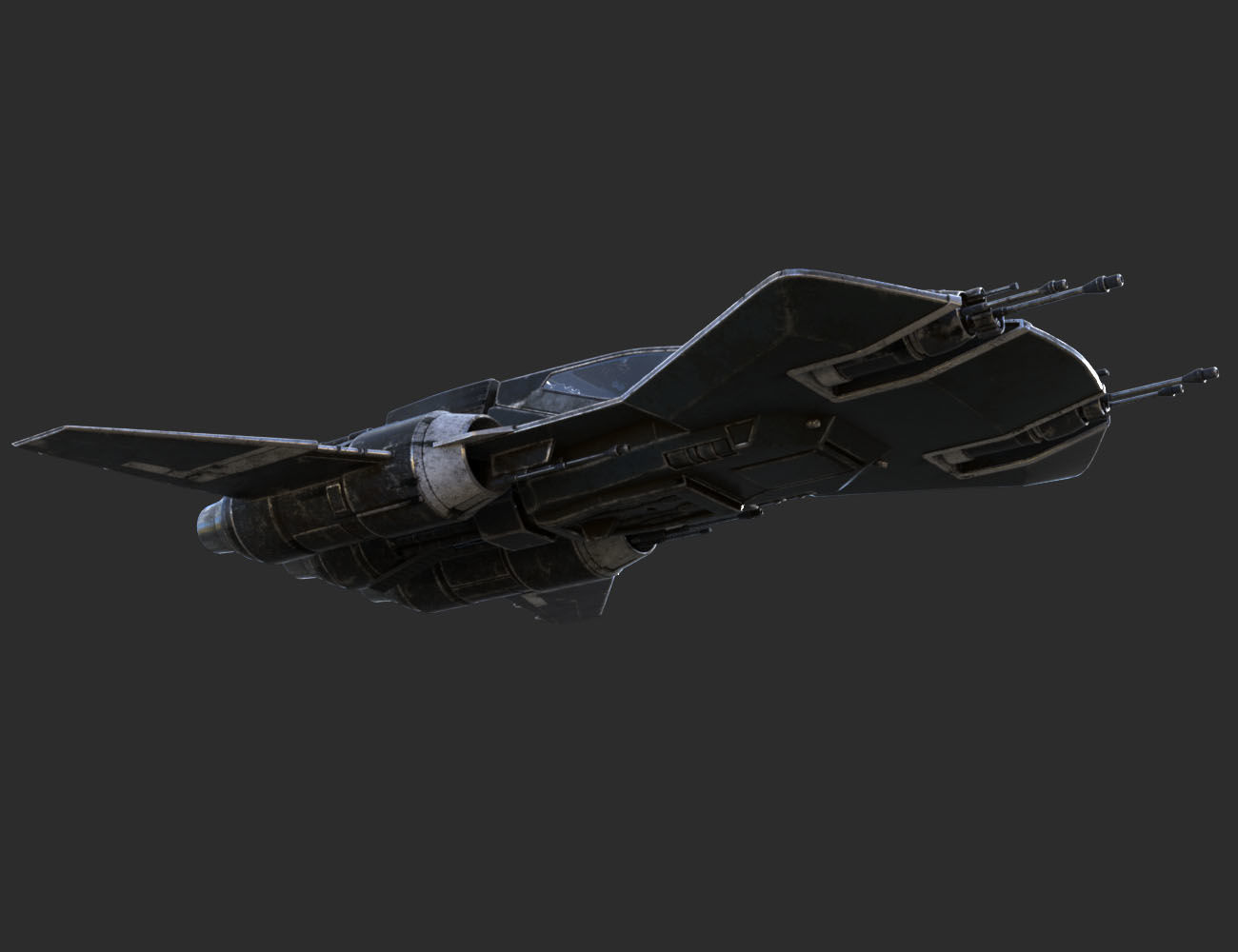 Pirate Snub Fighter DAZ3D Version 3D model_15