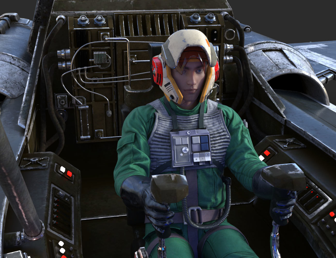 Pirate Snub Fighter DAZ3D Version 3D model_21