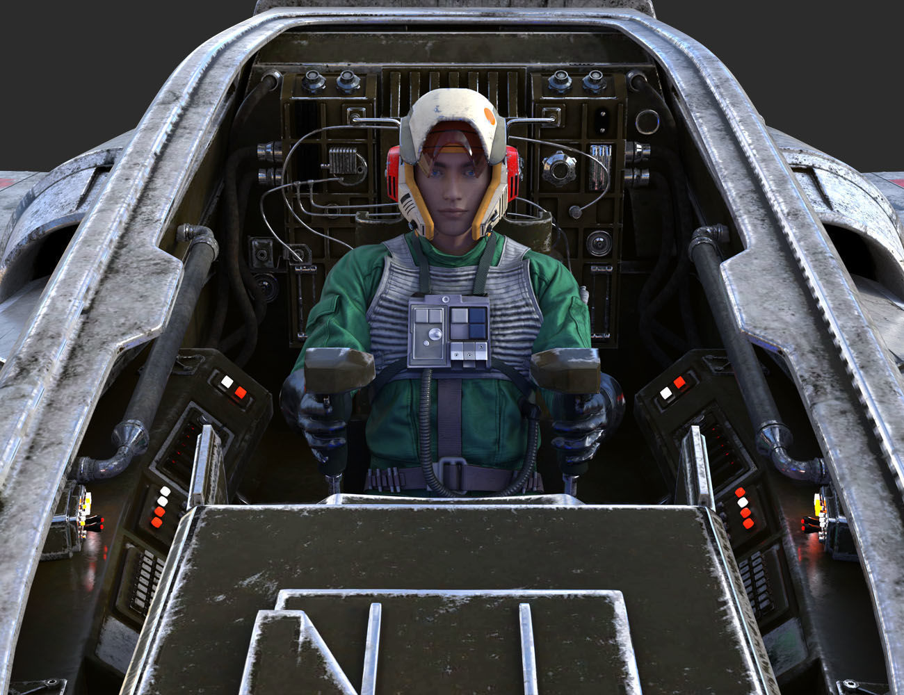 Pirate Snub Fighter DAZ3D Version 3D model_10