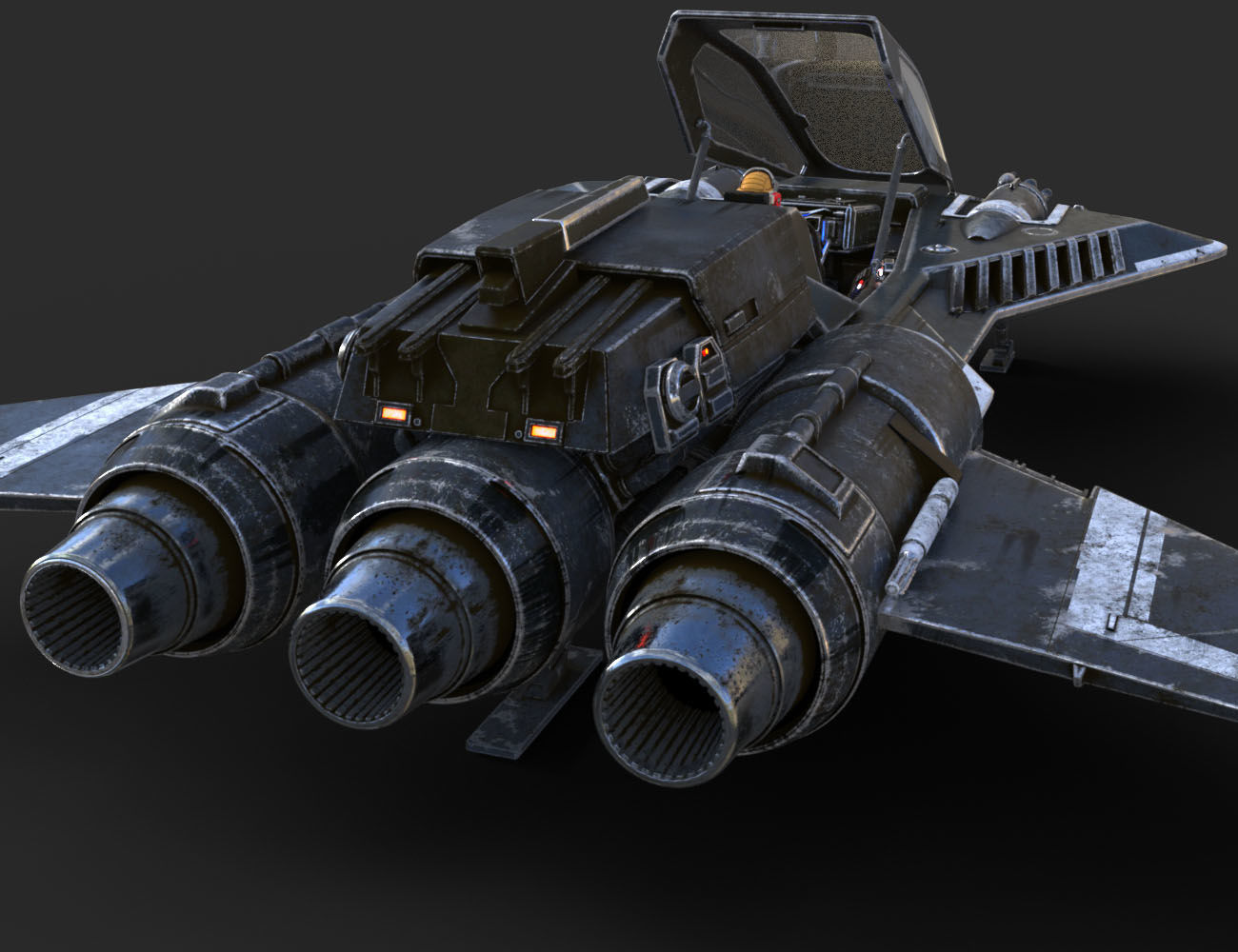 Pirate Snub Fighter DAZ3D Version 3D model_18