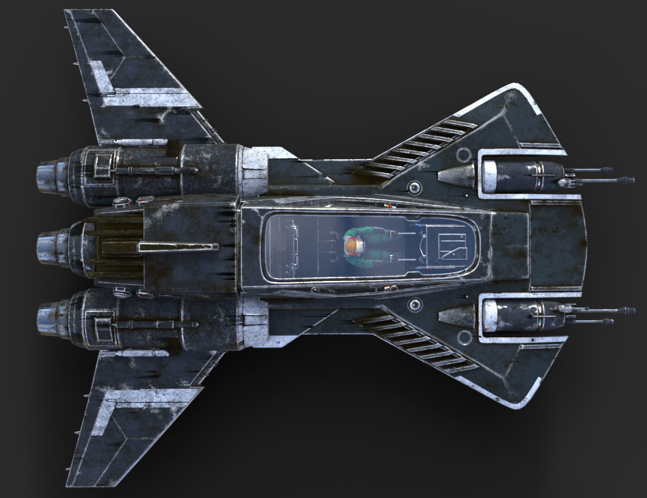 Pirate Snub Fighter DAZ3D Version 3D model_26