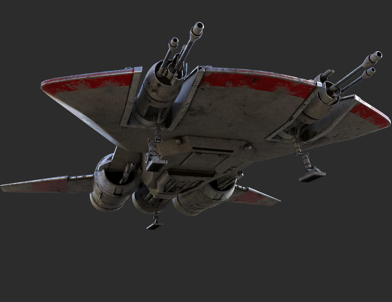 Pirate Snub Fighter DAZ3D Version 3D model_3