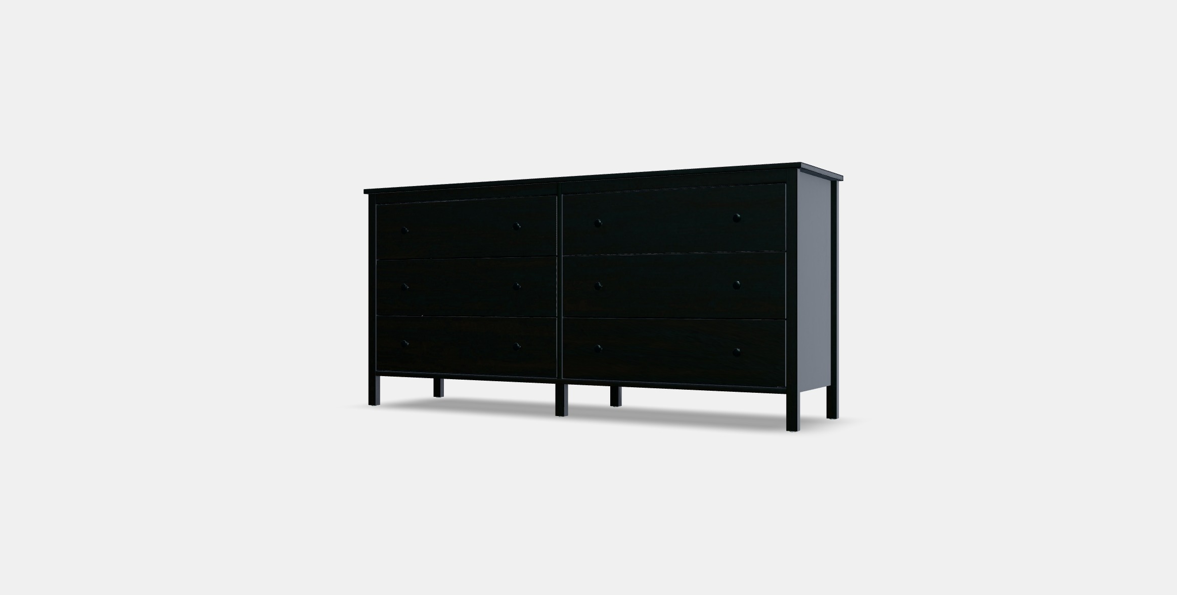 KOPPANG Chest of 6 drawers Low-poly 3D model_12