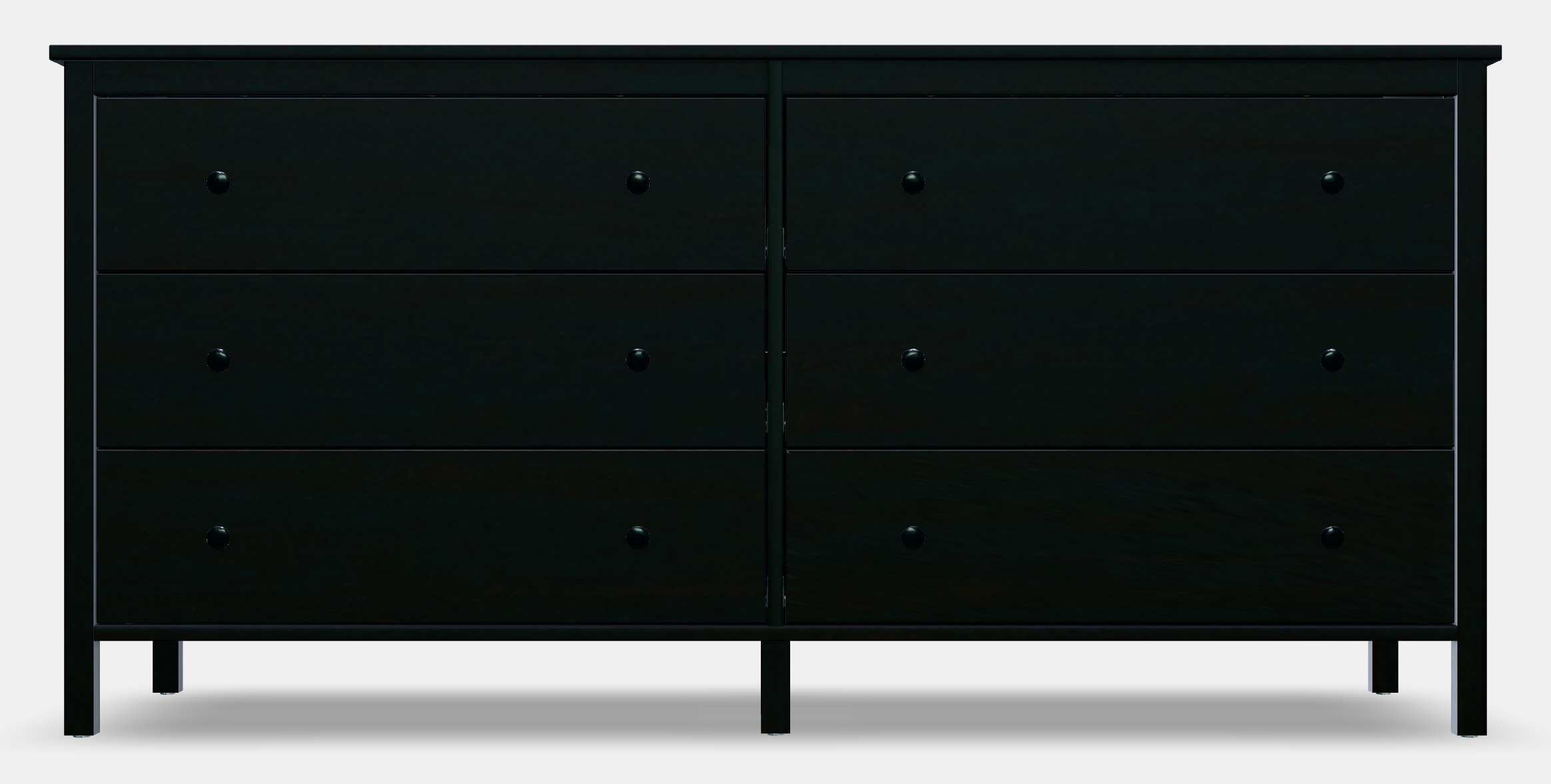 KOPPANG Chest of 6 drawers Low-poly 3D model_10