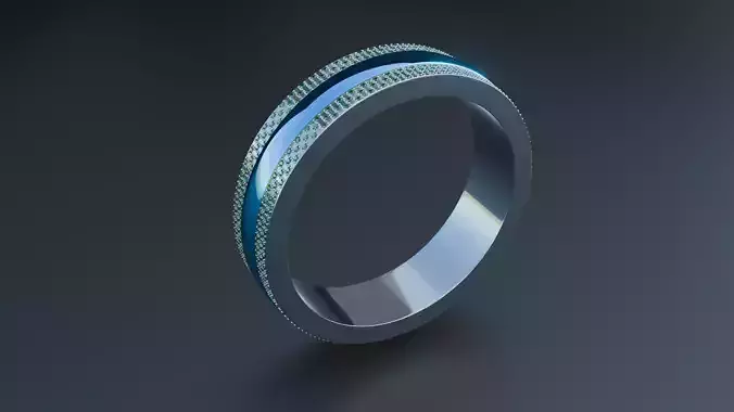 Platinum Wedding Engagement Women Ring