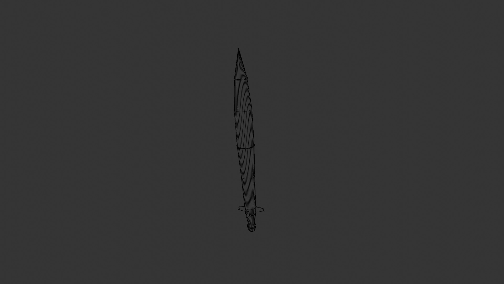 3D missile  free model Free low-poly 3D model_10