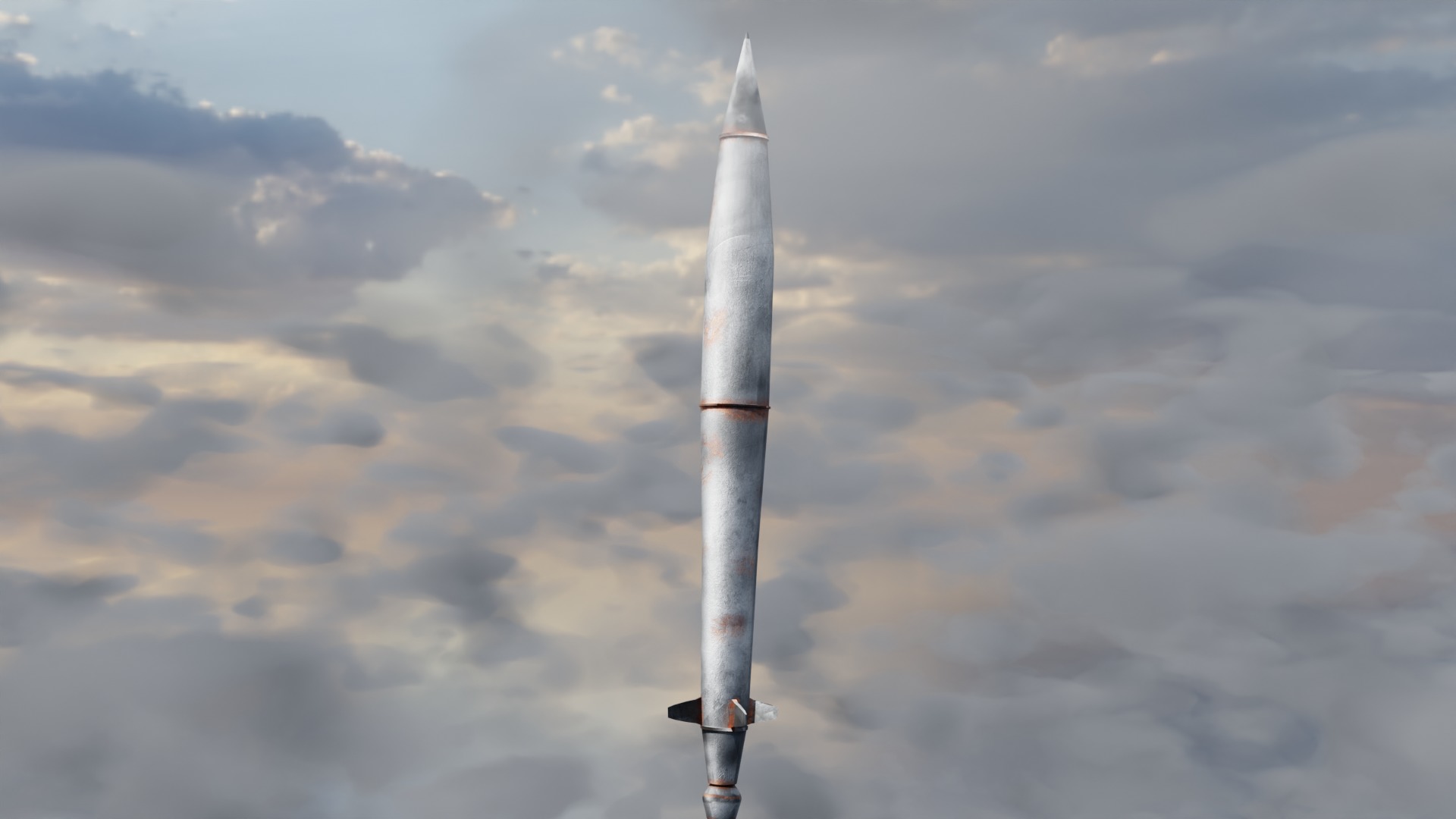 3D missile  free model Free low-poly 3D model_5