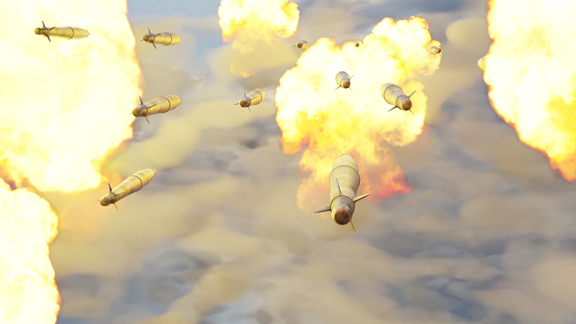 3D missile  free model Free low-poly 3D model_4