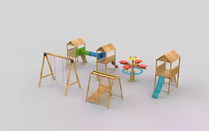 Playground pack 02  3D model