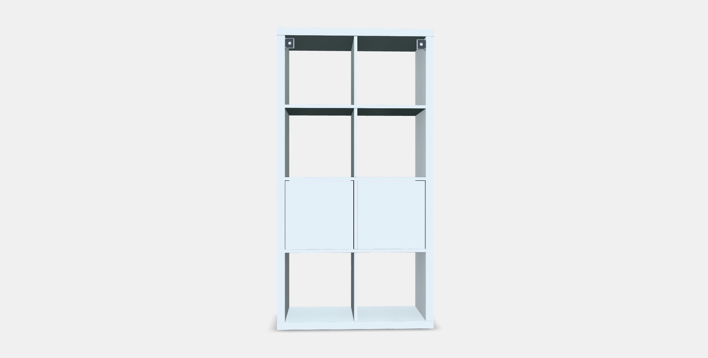 KALLAX Shelving unit with doors 4 Low-poly 3D model_14