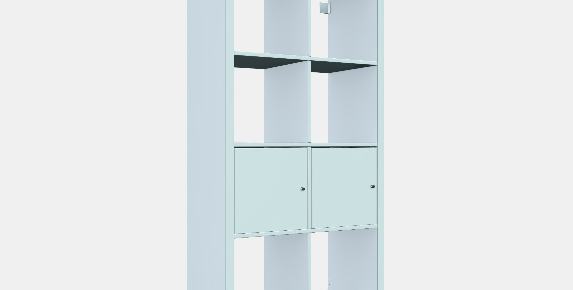 KALLAX Shelving unit with doors 4 Low-poly 3D model_9