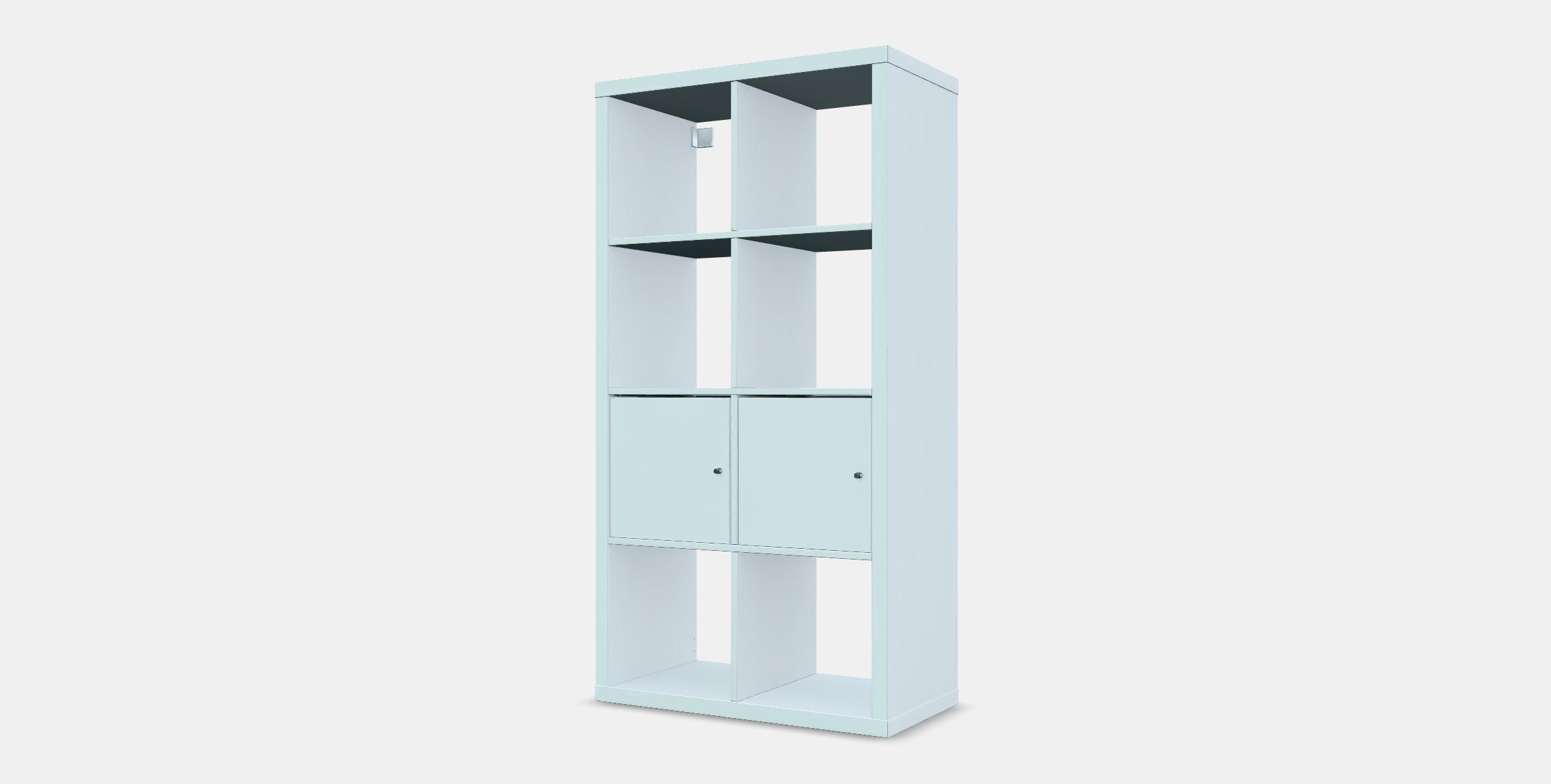 KALLAX Shelving unit with doors 4 Low-poly 3D model_12