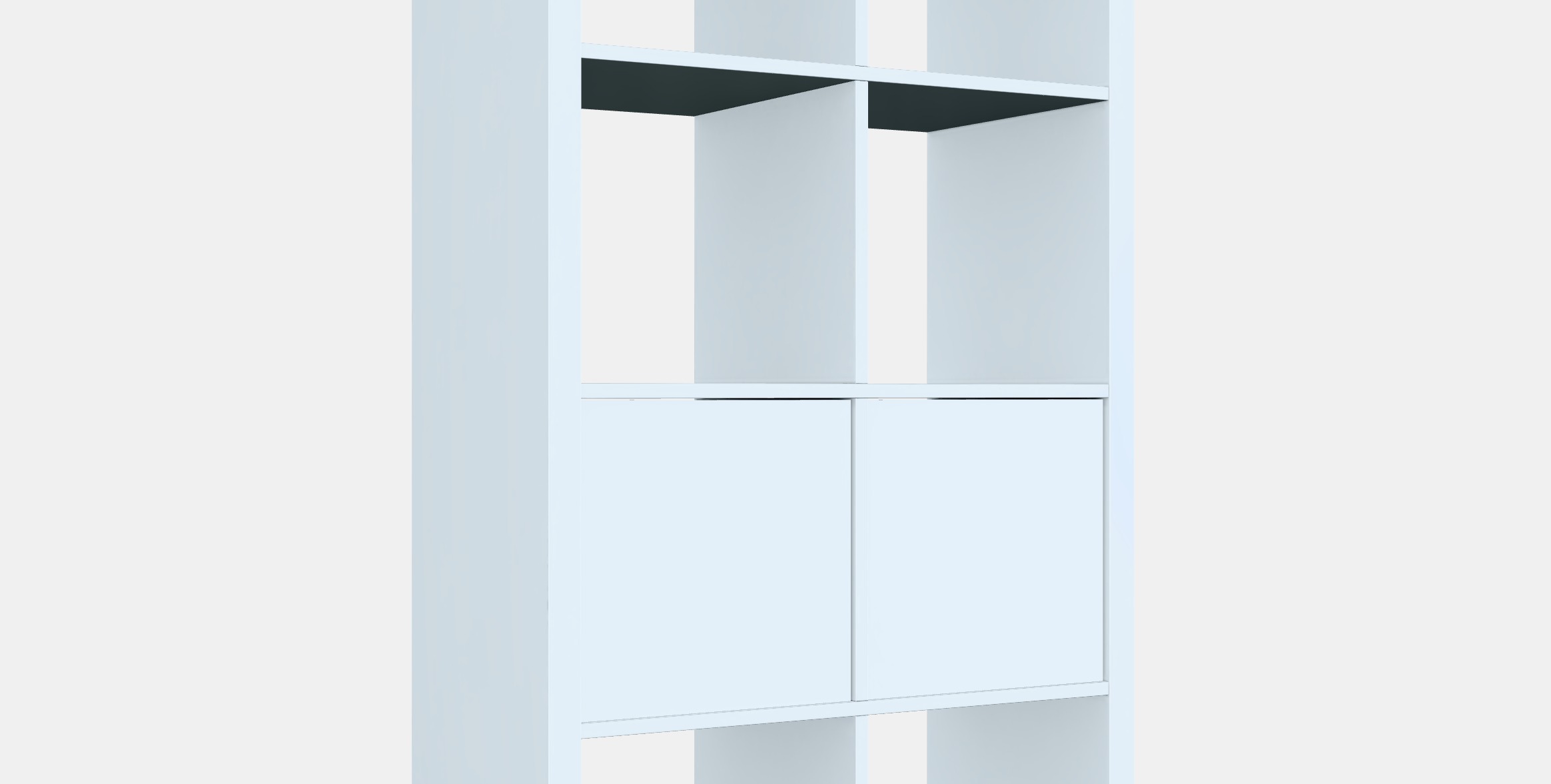 KALLAX Shelving unit with doors 4 Low-poly 3D model_3