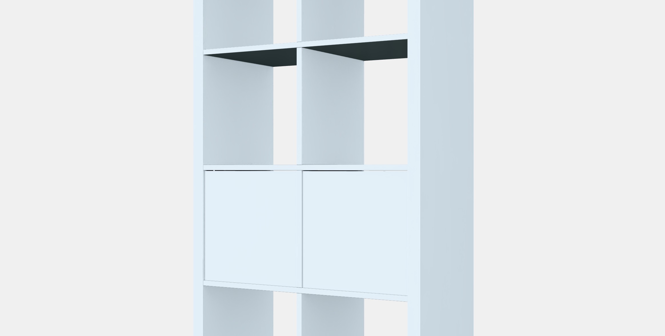 KALLAX Shelving unit with doors 4 Low-poly 3D model_7