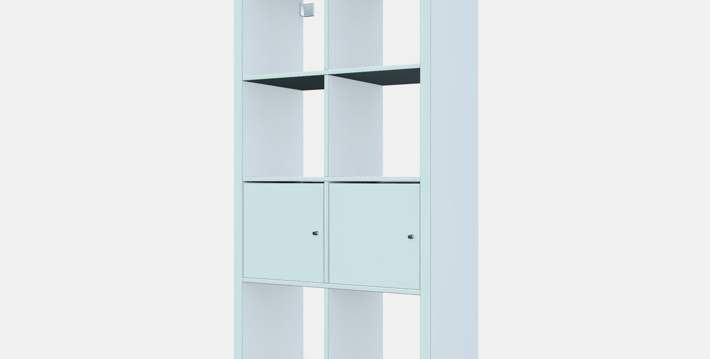 KALLAX Shelving unit with doors 4 Low-poly 3D model_13