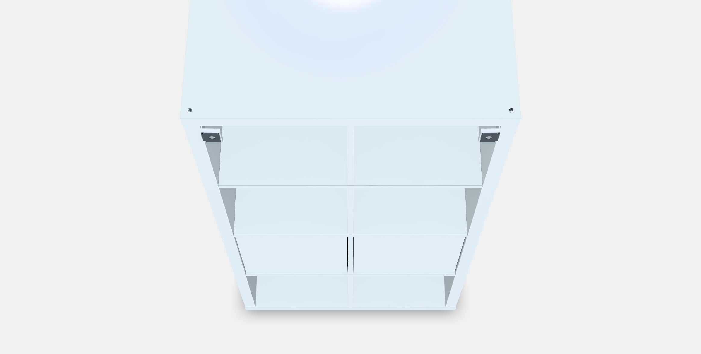 KALLAX Shelving unit with doors 4 Low-poly 3D model_4