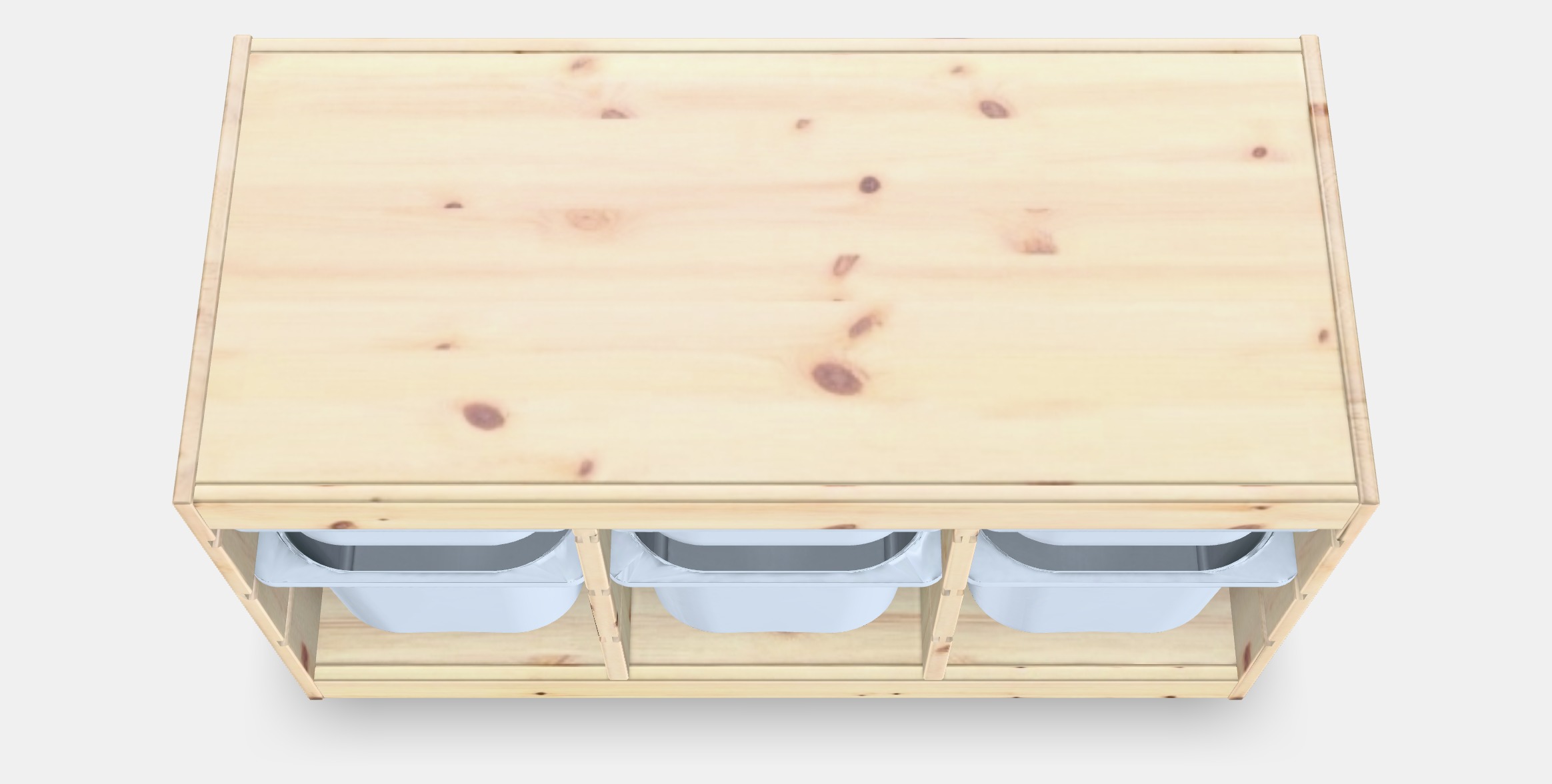 TROFAST Storage combination with boxes 36 Low-poly 3D model_3