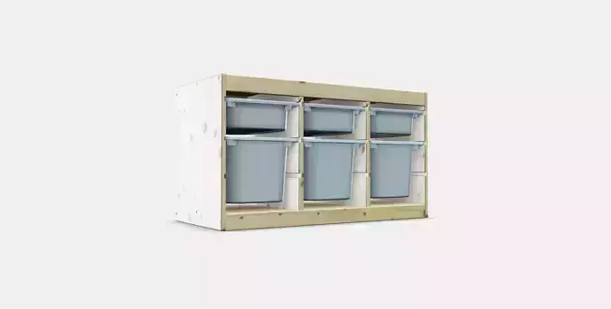 TROFAST Storage combination with boxes 36