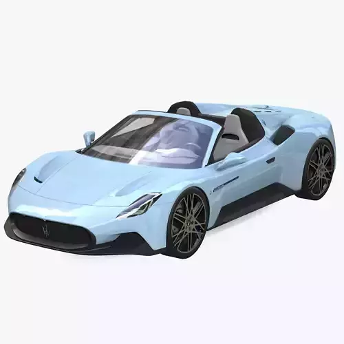 Maserati MC20 Cielo 2024 Low-poly 3D model