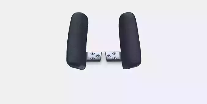 MULLFJALLET Armrest Low-poly 3D model
