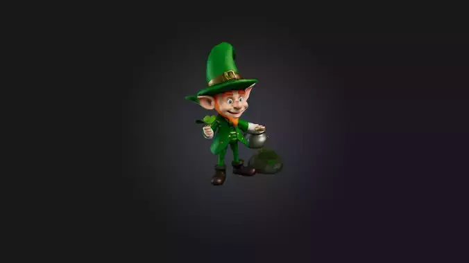 Cartoon Leprechaun