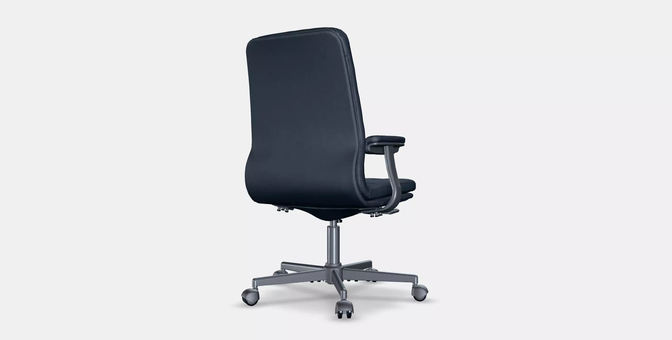 MULLFJALLET Conference chair with castors 1 Low-poly 3D model_0