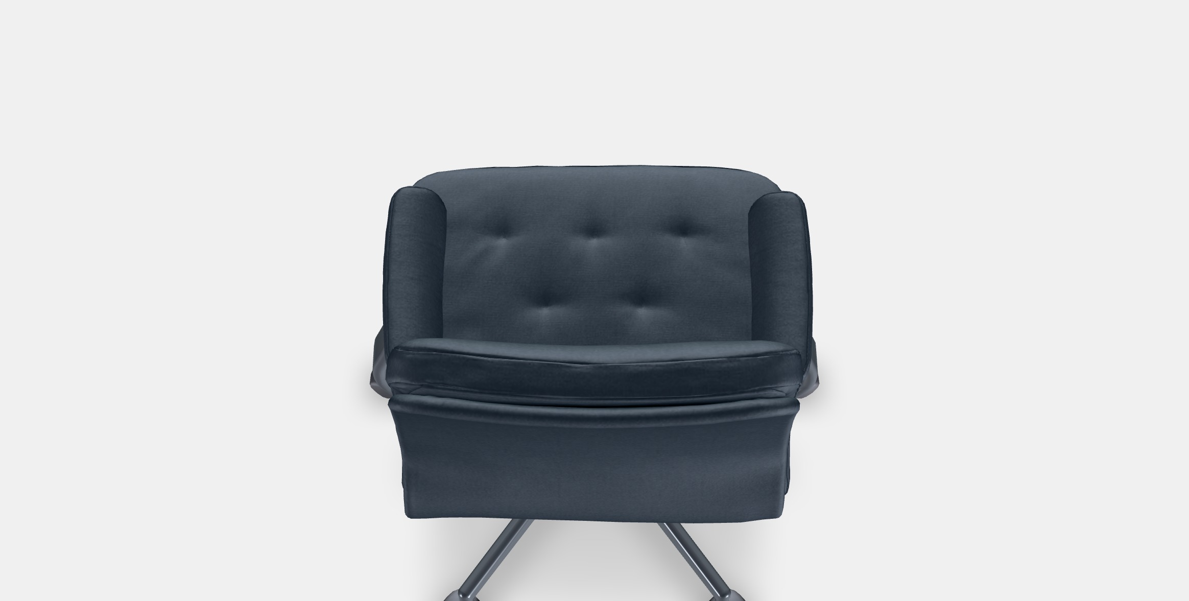 MULLFJALLET Conference chair with castors 1 Low-poly 3D model_9