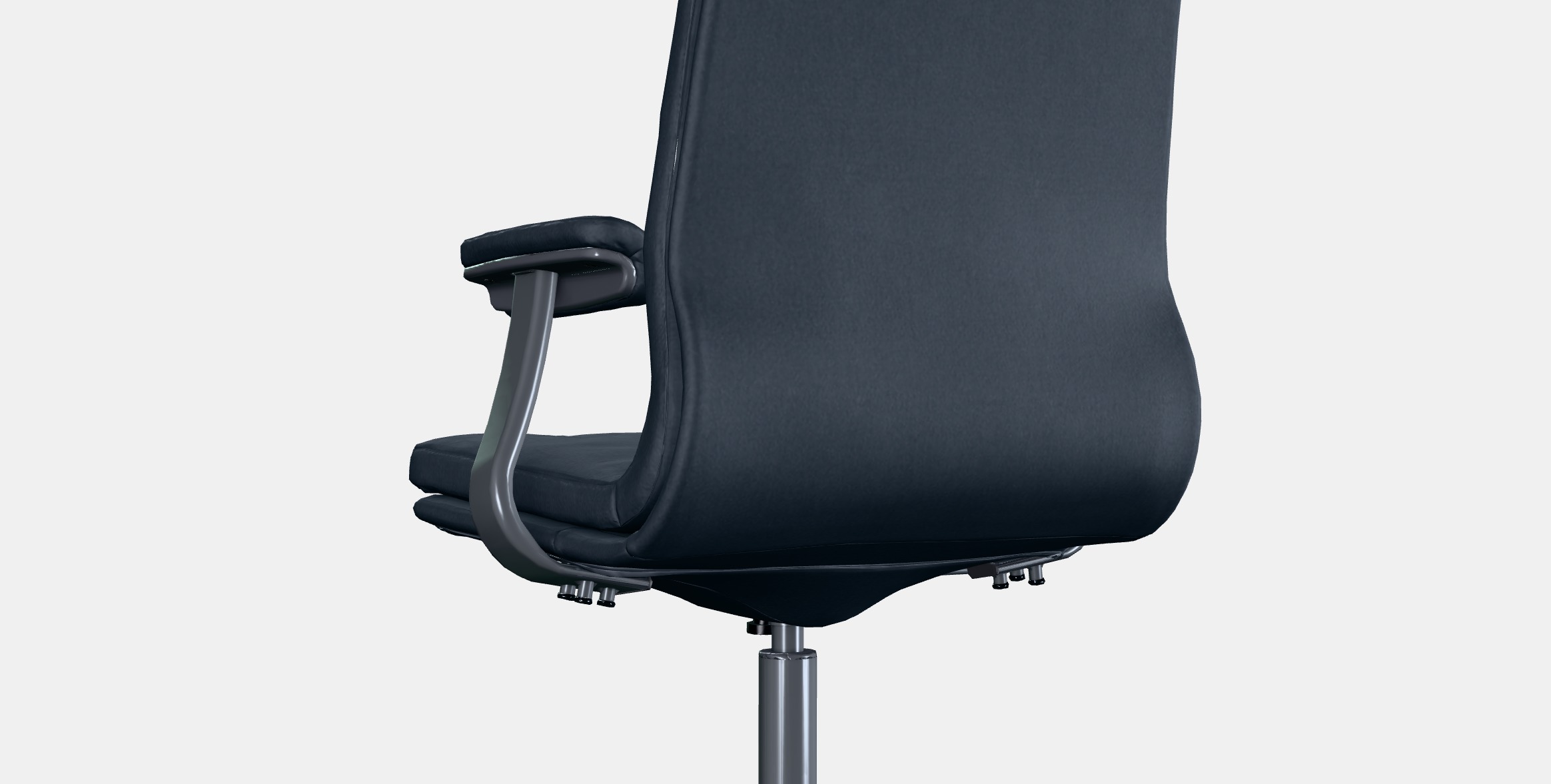 MULLFJALLET Conference chair with castors 1 Low-poly 3D model_7