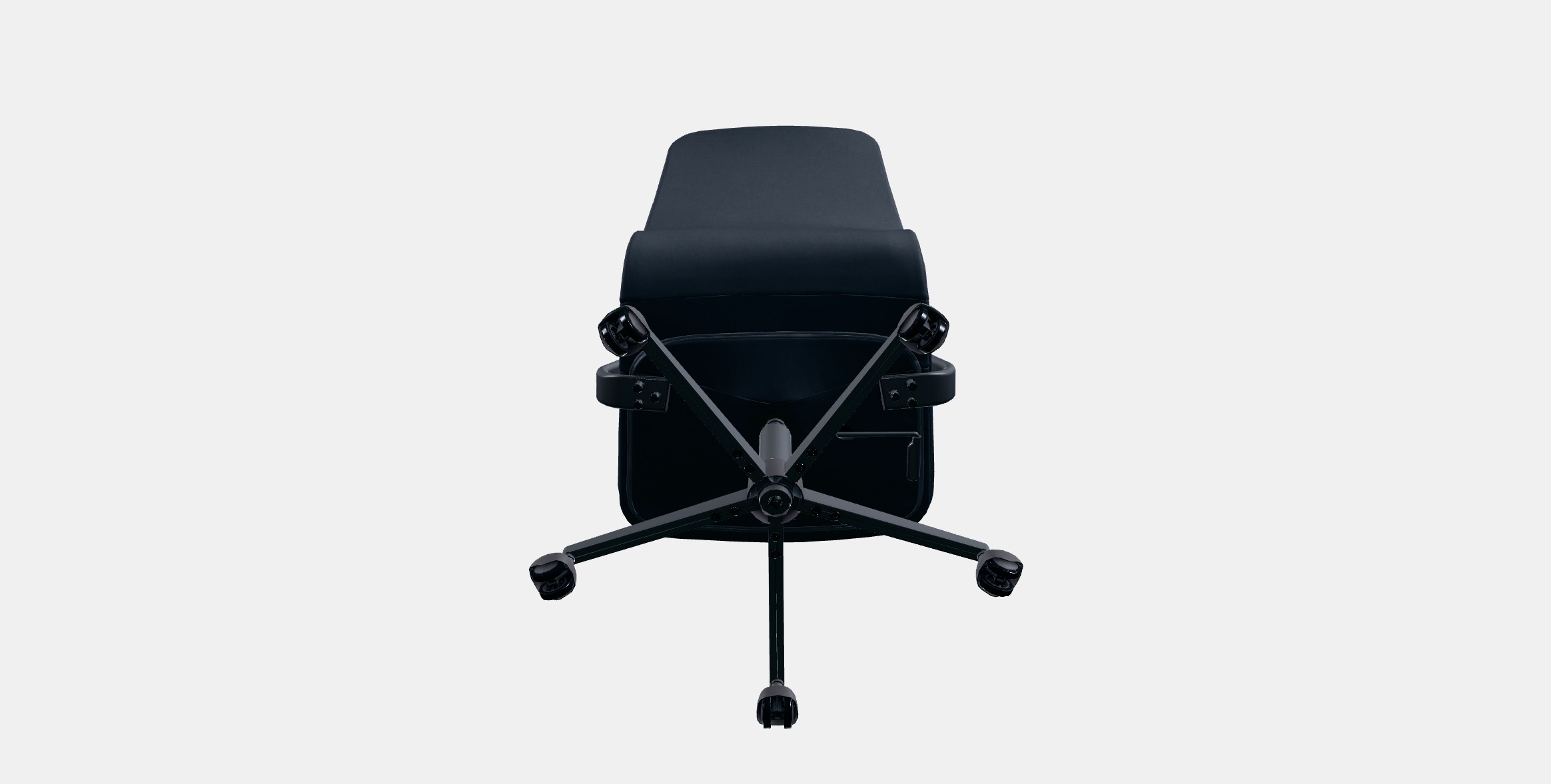 MULLFJALLET Conference chair with castors 1 Low-poly 3D model_6