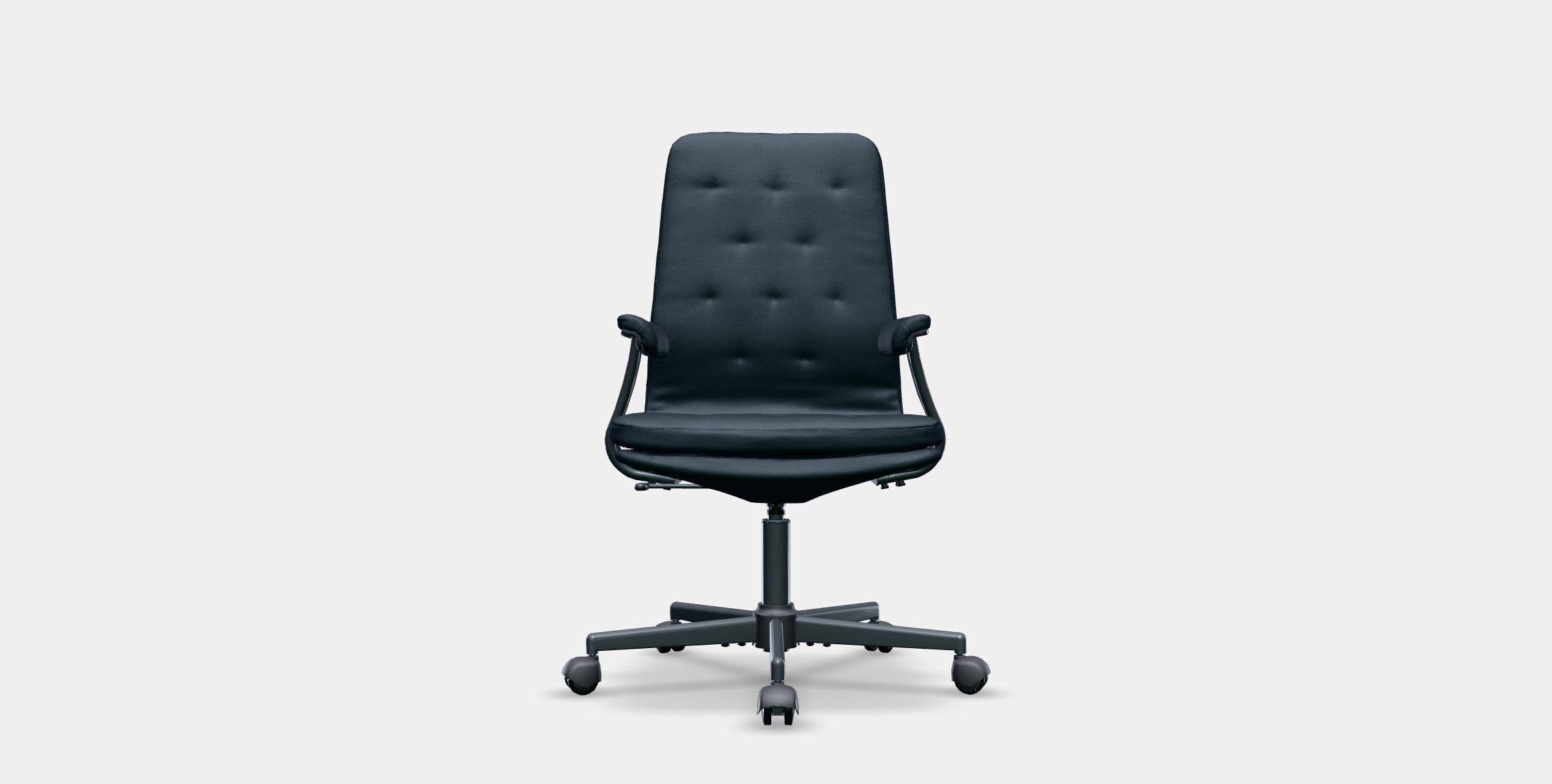 MULLFJALLET Conference chair with castors 1 Low-poly 3D model_10