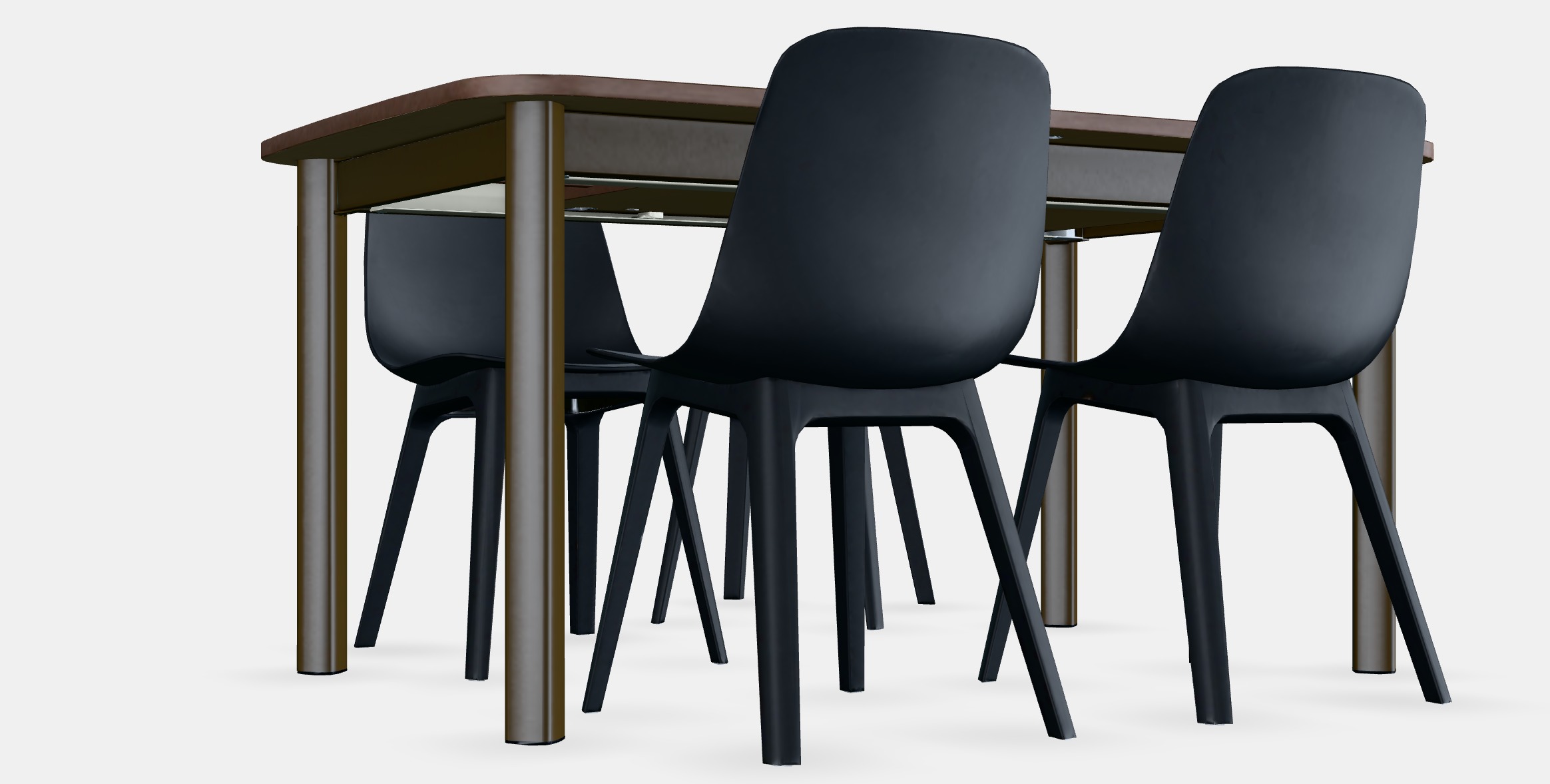 STRANDTORP - ODGER Table and 4 chairs 3D model_2