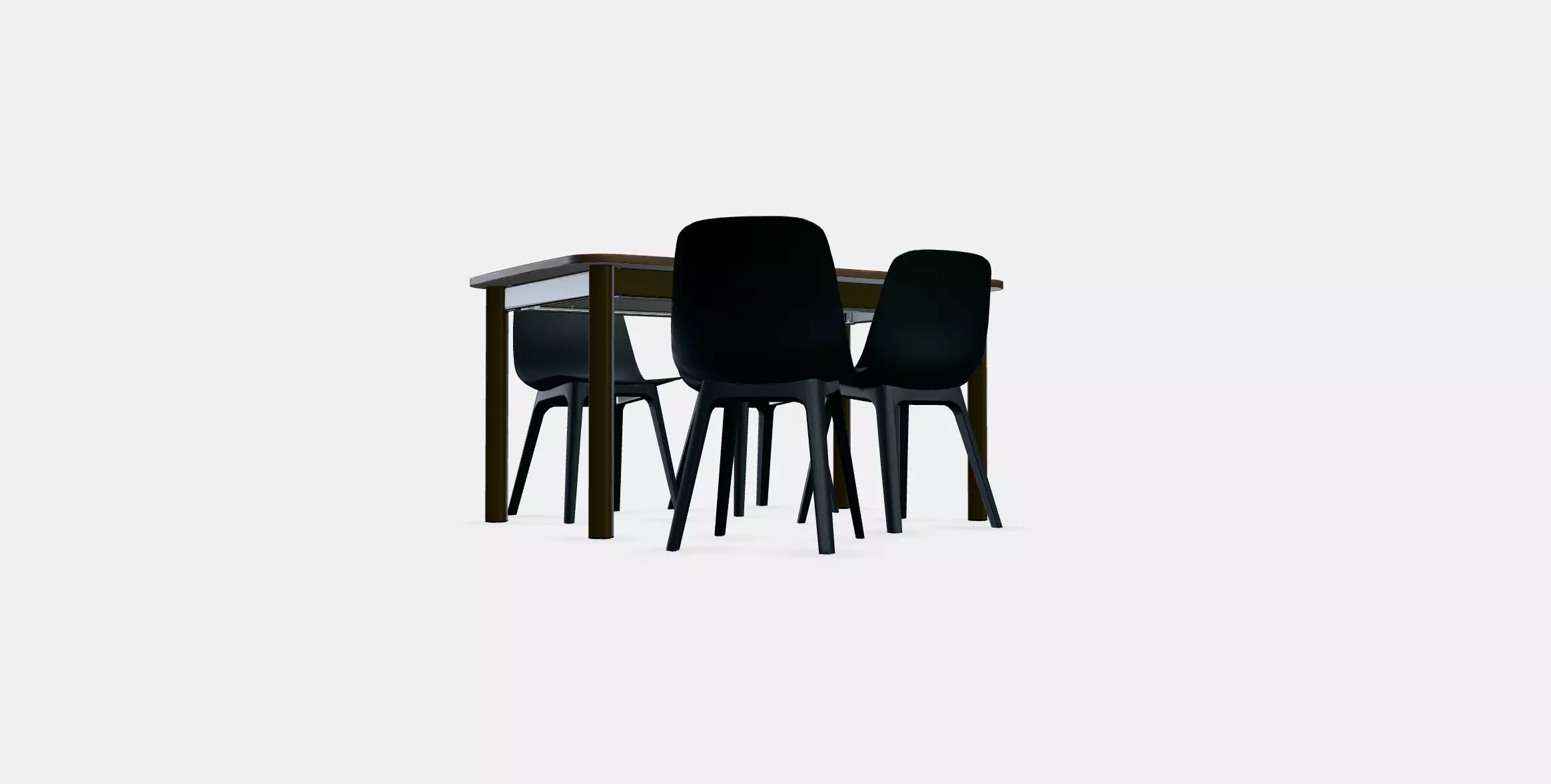 STRANDTORP - ODGER Table and 4 chairs 3D model_0