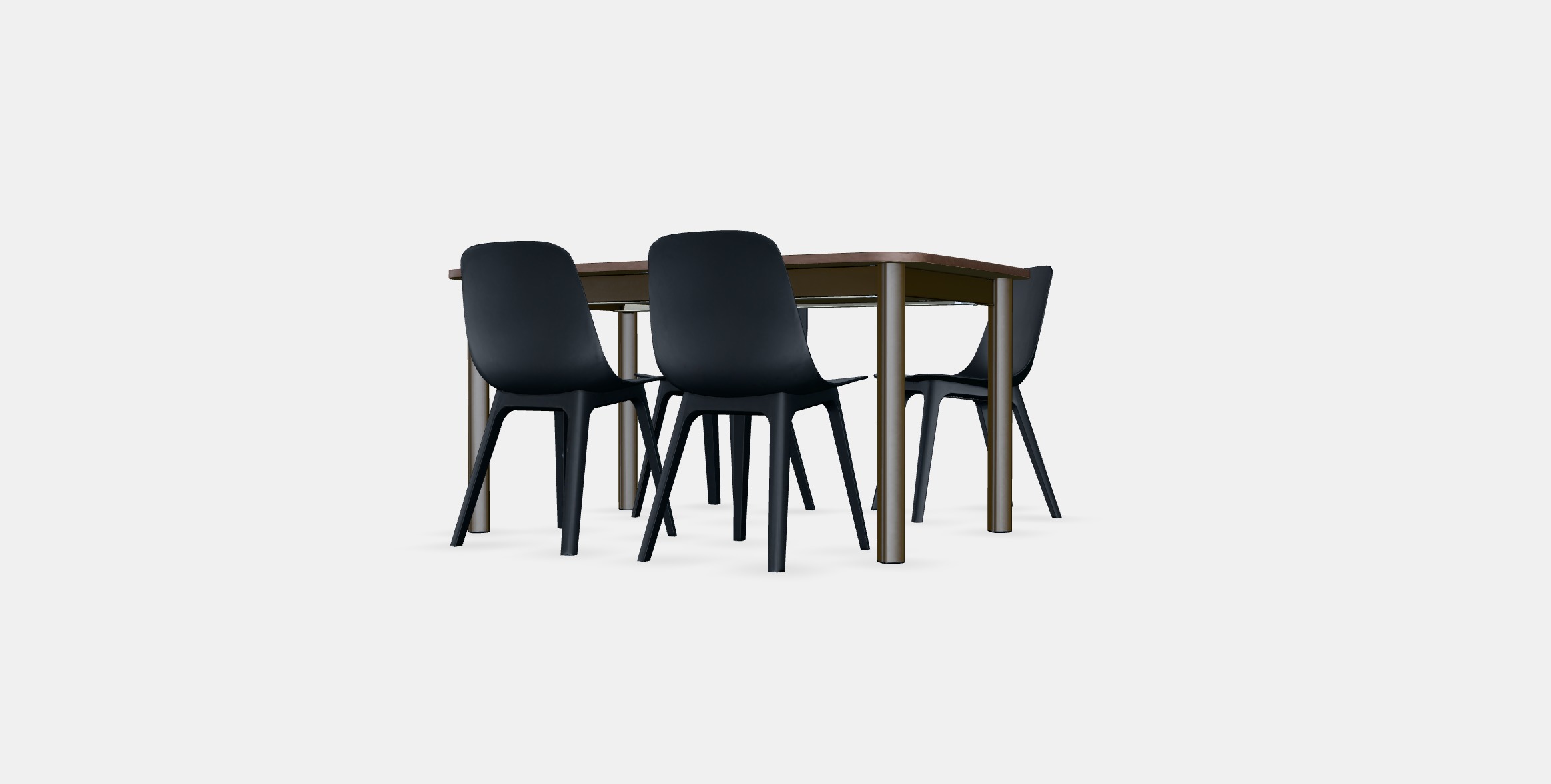 STRANDTORP - ODGER Table and 4 chairs 3D model_5