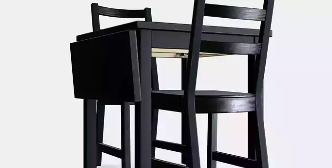 NORDVIKEN - NORDVIKEN Table and 2 chairs 1