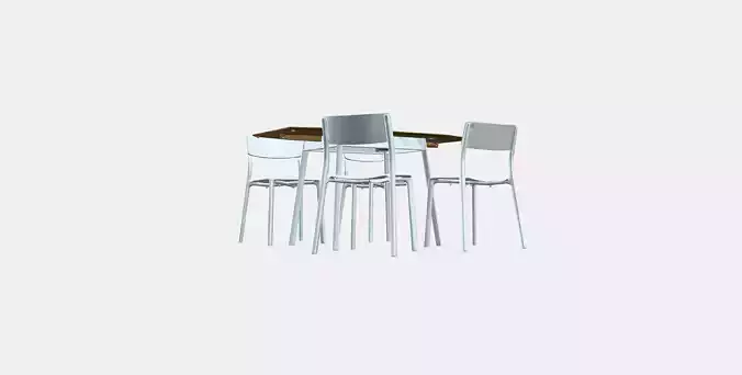 IKEA PS 2012 - JANINGE Table and 4 chairs
