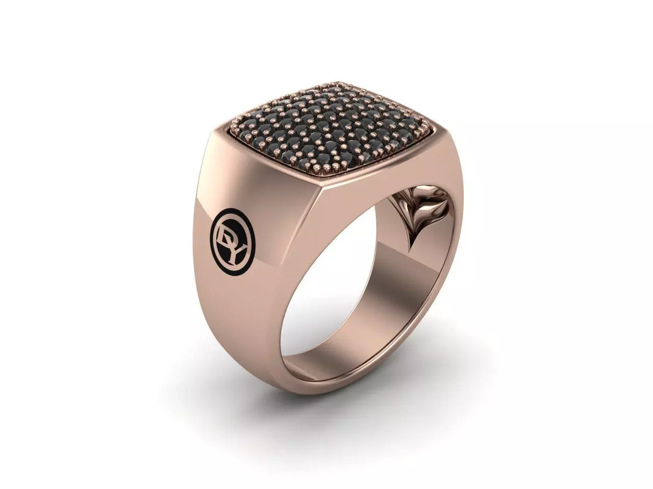 David Yurman Gents Ring 3D print model_0