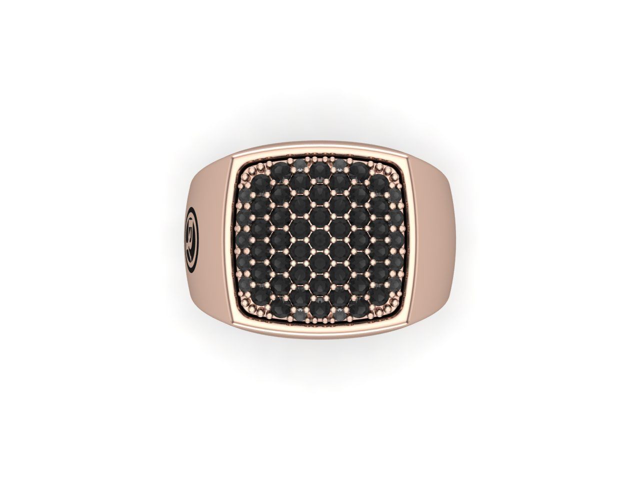 David Yurman Gents Ring 3D print model_1