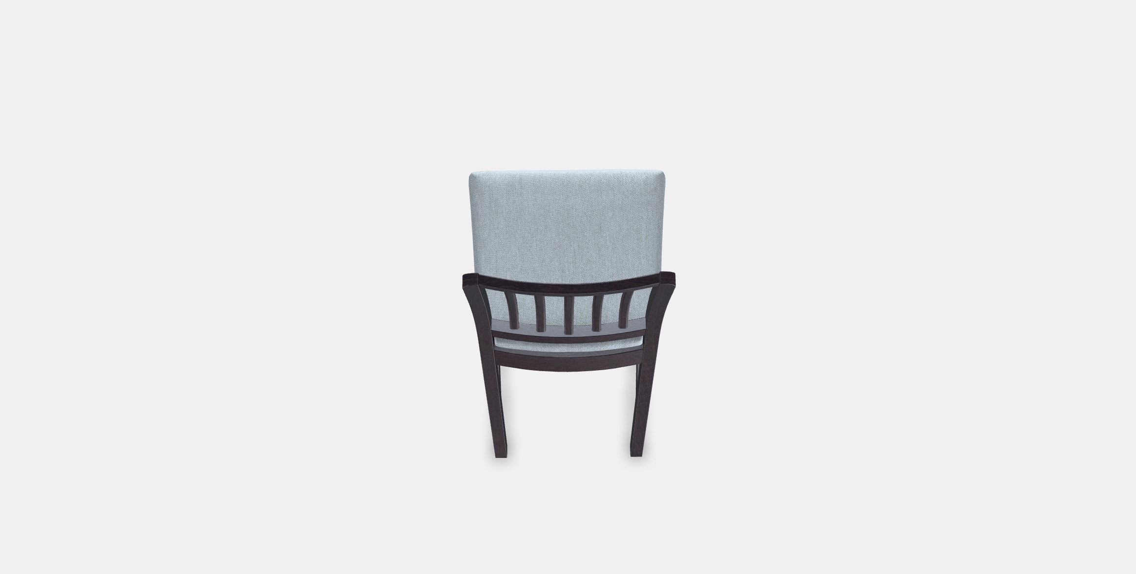 EKEDALEN Bar stool with backrest 4 Low-poly 3D model_2