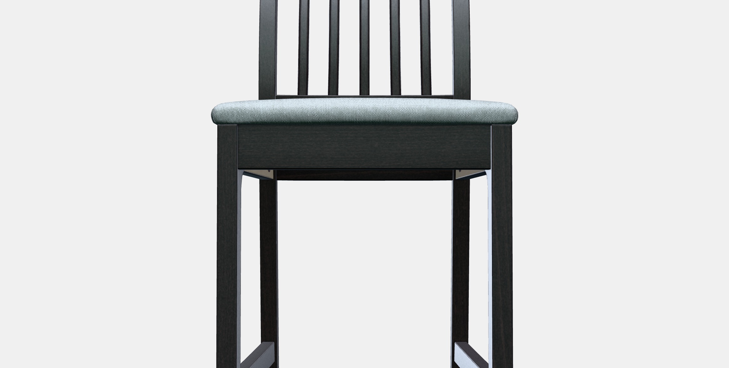 EKEDALEN Bar stool with backrest 4 Low-poly 3D model_10